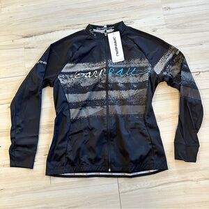 Women's Black Cycling Top